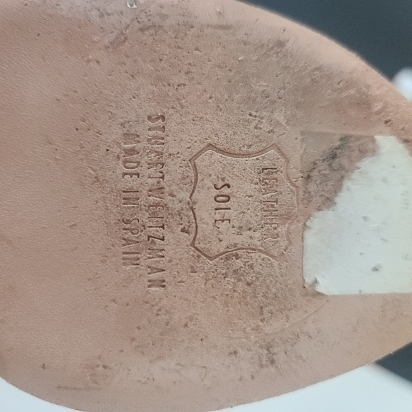 STUART WEITZMAN OPEN TOE PLATFORM HEELS SIZE 7 - Picture 3 of 10